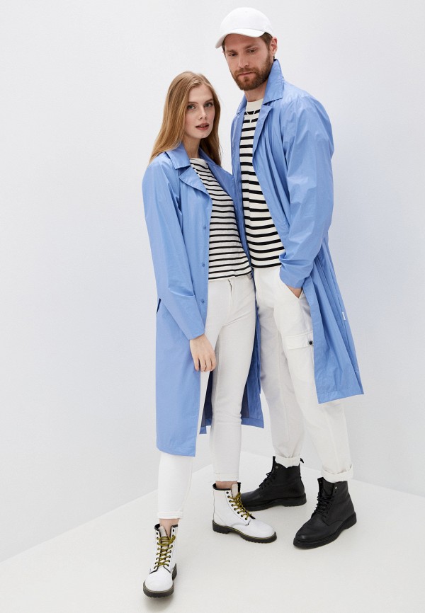 

Плащ Rains, Голубой, City Overcoat