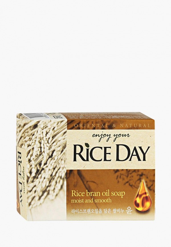 

Мыло LionCorea, Розовый, Riceday Rice bran oil soap, 100 г