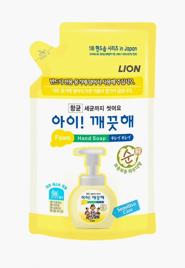 

Жидкое мыло LionCorea, Прозрачный, Ai Kekute Sensitive Refill, 200 мл