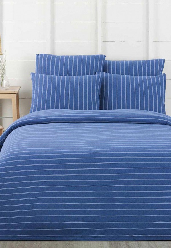 

Постельное белье Евро Arya home collection, Синий, Lincol