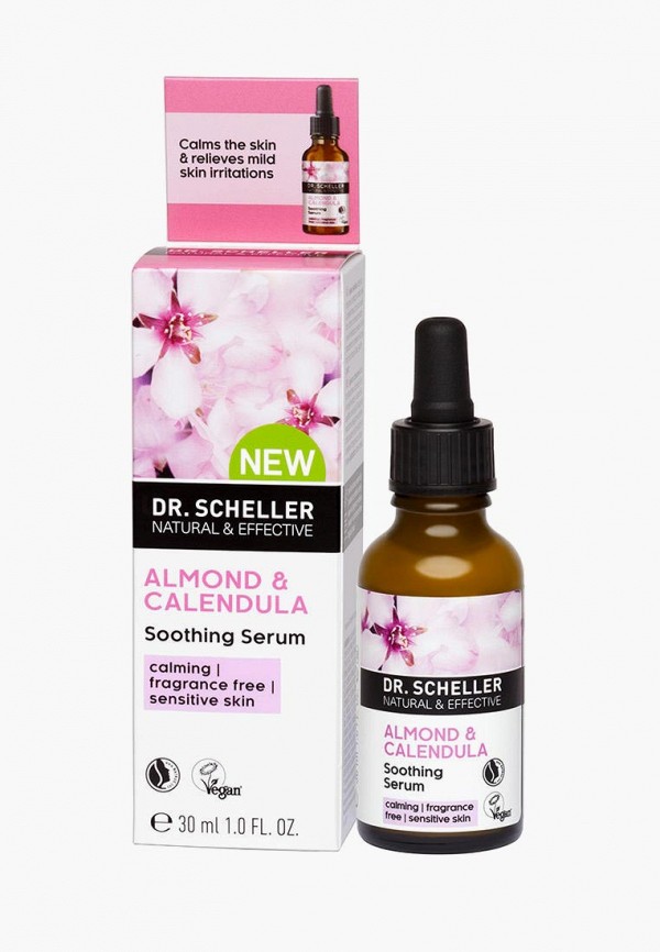 

Сыворотка для лица Dr.Scheller, Прозрачный, успокаивающая, МИНДАЛЬ и КАЛЕНДУЛА, 30 мл