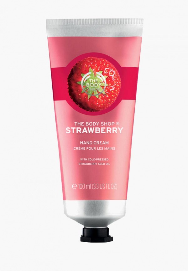 

Крем для рук The Body Shop, Розовый, "Клубника", 100 мл