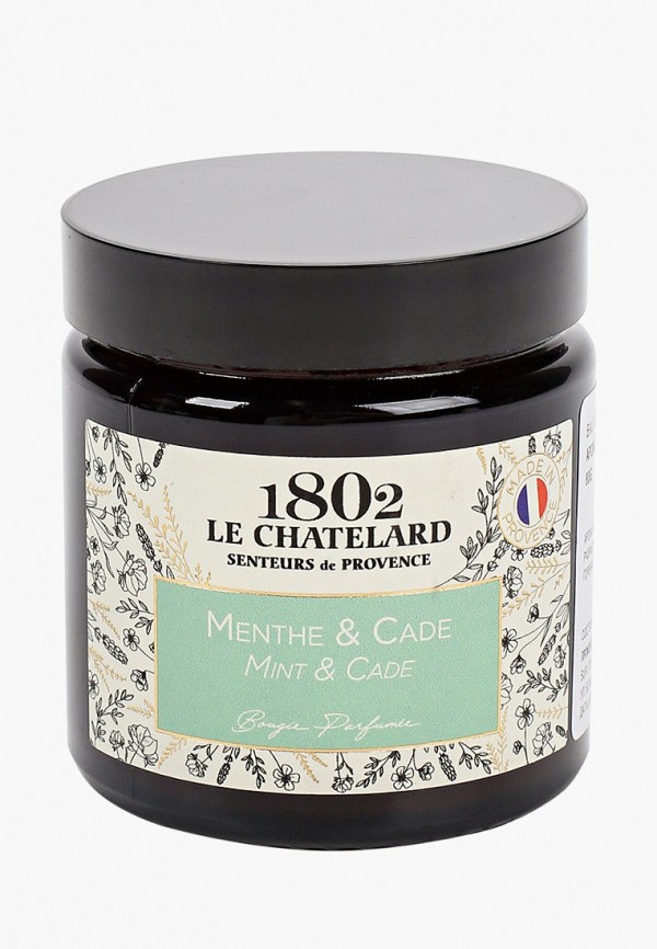 

Свеча ароматическая Le Chatelard 1802, Белый, Мята - Можжевельник, 80 г.
