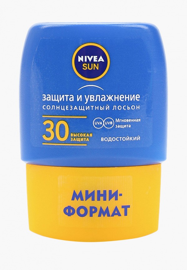 

Лосьон солнцезащитный Nivea, Белый, "Защита и увлажнение", SPF 30, 50 мл
