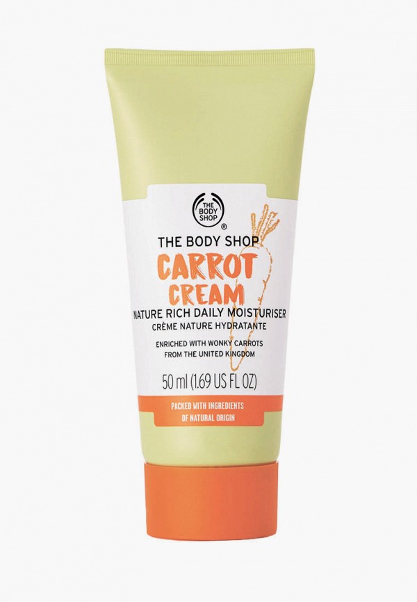 

Крем для лица The Body Shop, Желтый, интесивно увлажняющий "Экстракт моркови, 50 мл"