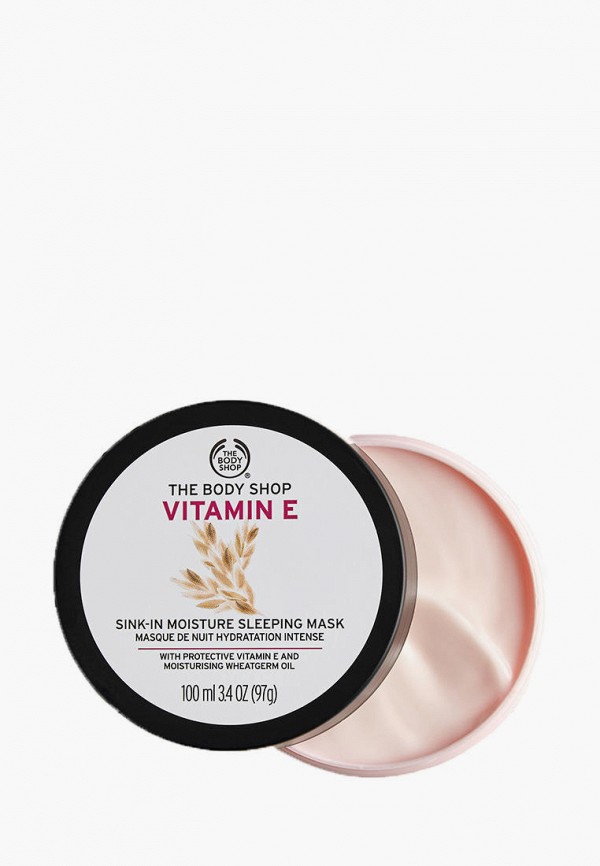 

Маска для лица The Body Shop, Розовый, увлажняющая "Витамин Е, 100 мл"
