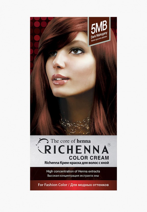 

Краска для волос Richenna, Коричневый, с хной № 5MB, Dark Mahogany