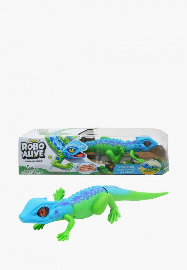 

Игрушка интерактивная Zuru, Хома Дома, Разноцветный, Робо-ящерица RoboAlive, 2 *1,5vAA бат (в компл не входят)