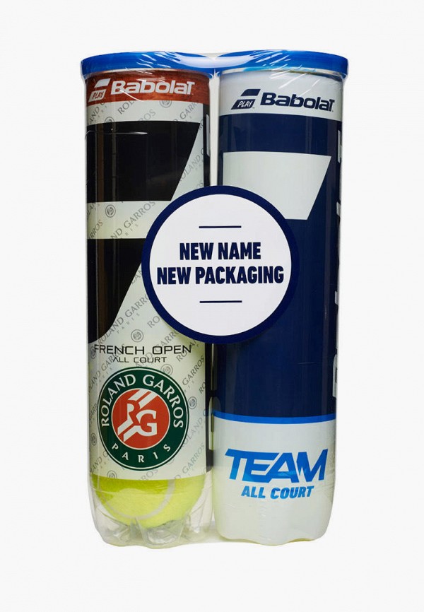 

Комплект Babolat, Желтый, BIPACK RG/FO TEAM AC X4