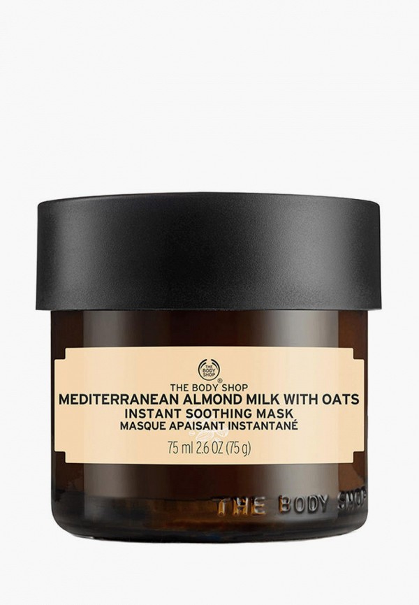 

Маска для лица The Body Shop, Коричневый, успокаивающая "Миндальное молочко и овес", 75 мл
