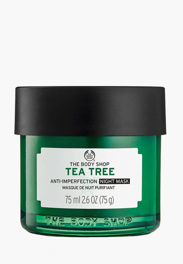 

Маска для лица The Body Shop, Зеленый, ночная "Чайное дерево", 75 мл