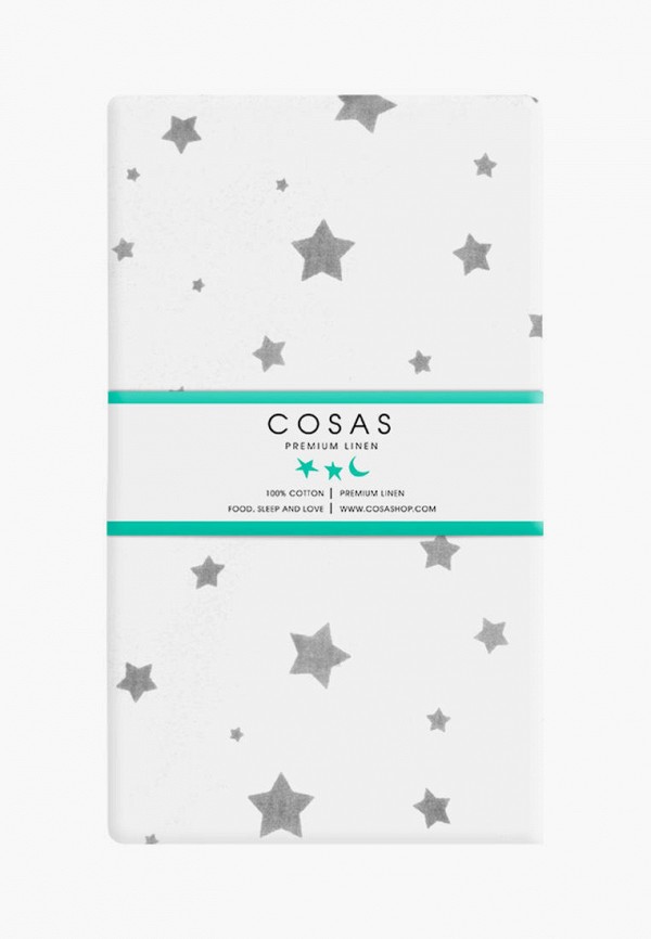 

Простыня 1,5-спальная Cosas, Белый, Cosas MP002XU03AW1