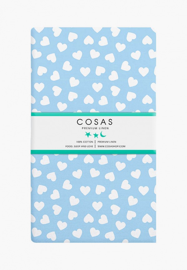 

Простыня 1,5-спальная Cosas, Голубой, Cosas MP002XU03AW3