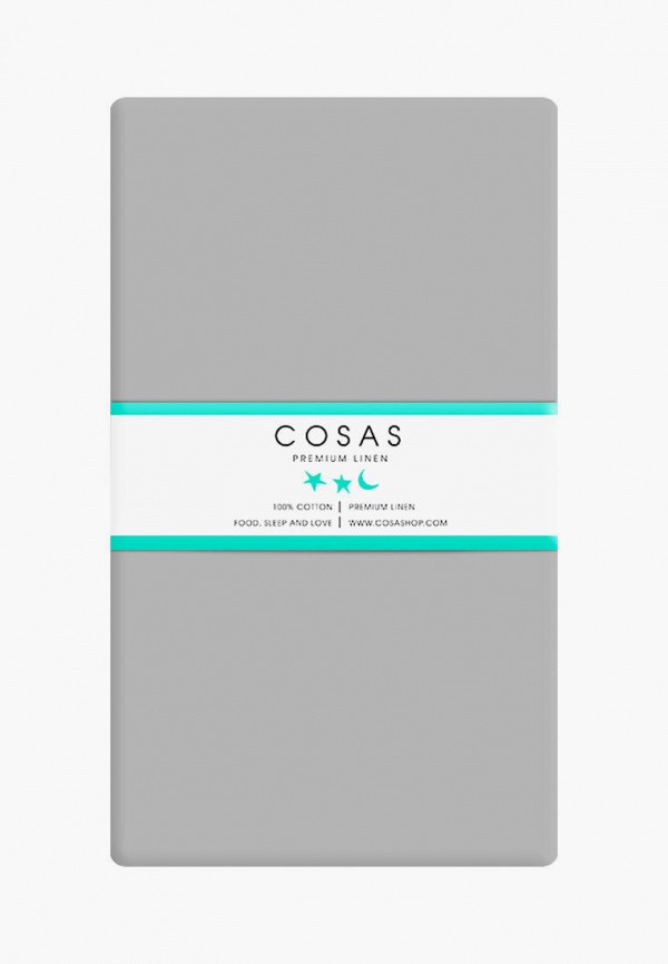 

Простыня Евро Cosas, Серый, 220х240
