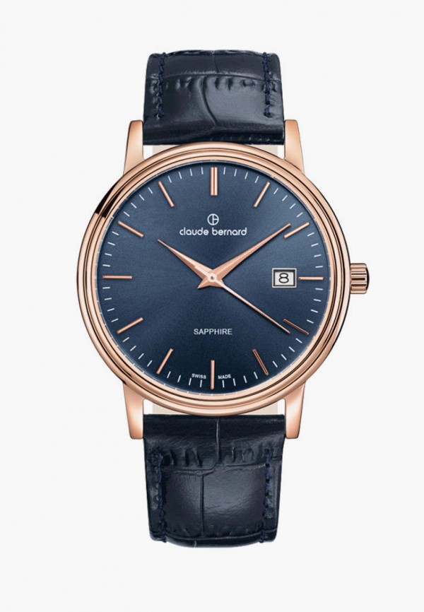 

Часы Claude Bernard, Синий, Classic