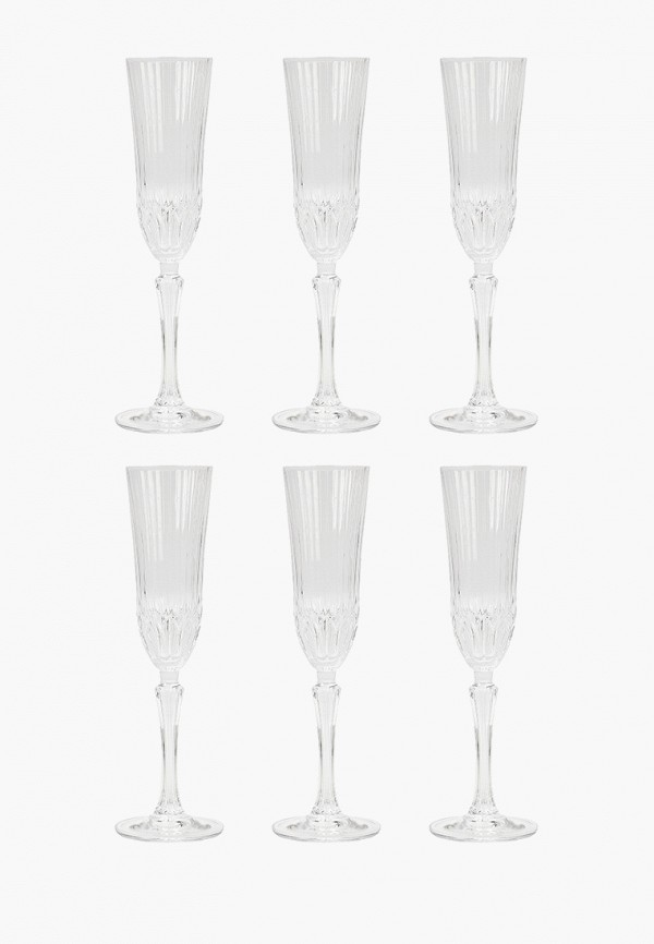 

Набор бокалов RCR, Прозрачный, для шампанского, Adagio, 180 мл (6 шт)