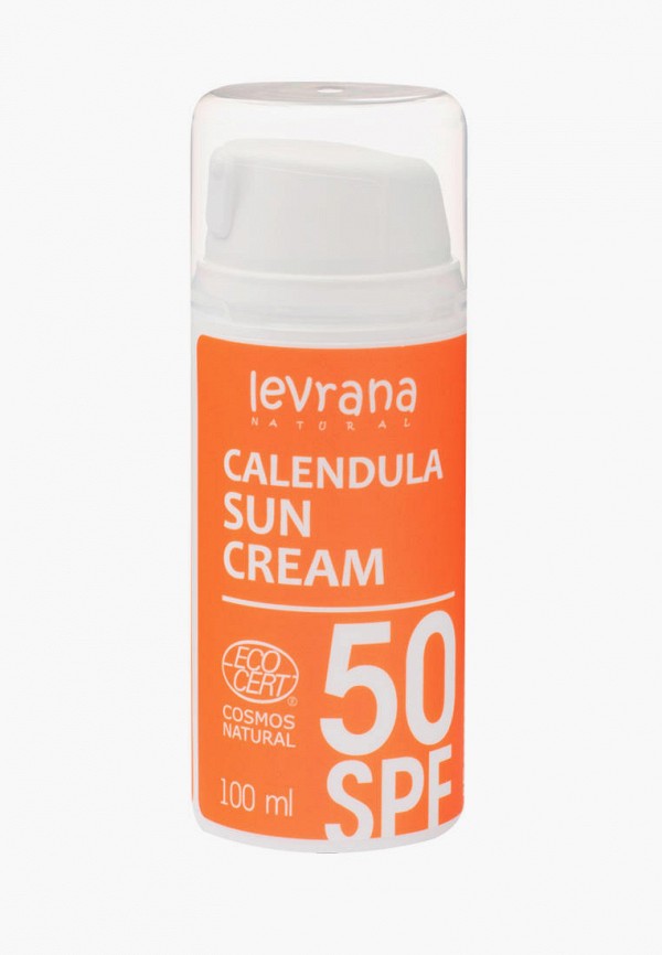 

Крем для загара Levrana, Белый, Календула 50 SPF ,100мл