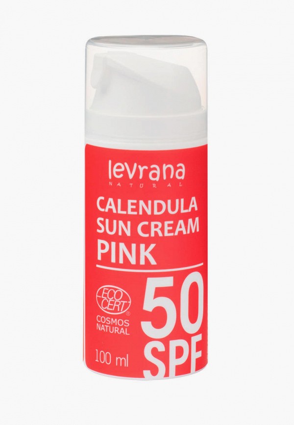 

Крем для загара Levrana, Белый, Календула 50 SPF PINK ,100мл