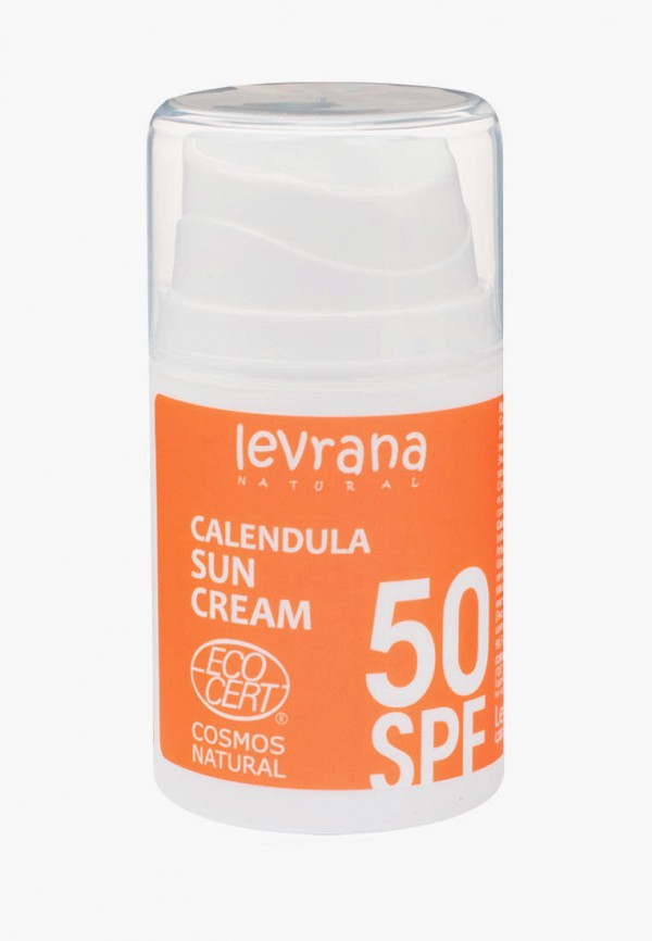 

Крем для загара Levrana, Белый, Календула 50 SPF ,50мл