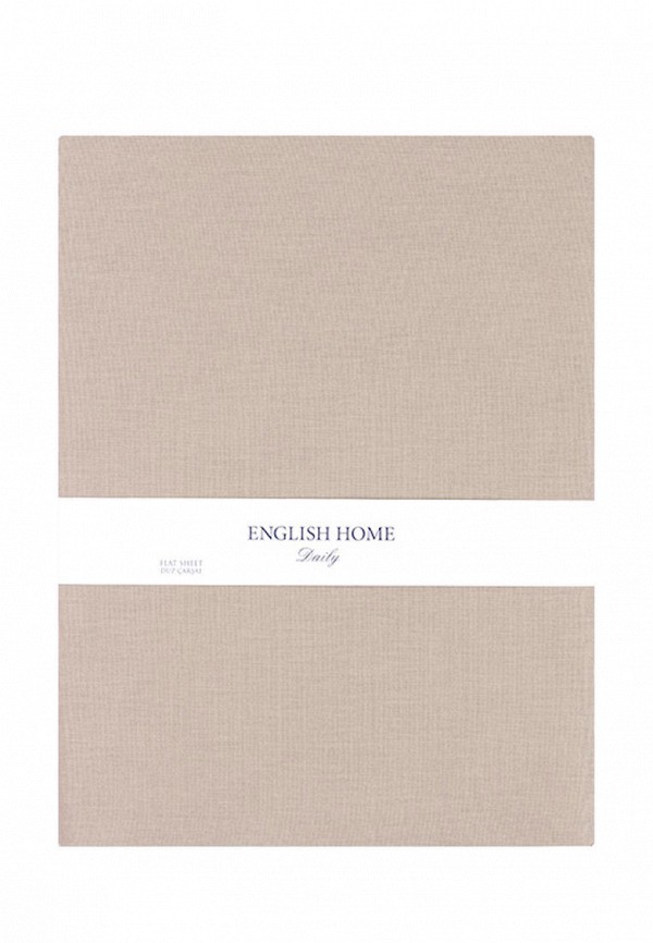 

Простыня 1,5-спальная English Home, Бежевый, English Home MP002XU03DK8