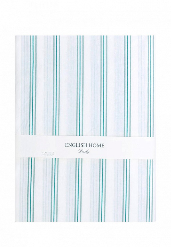 

Простыня 1,5-спальная English Home, Голубой, Summer Stripe
