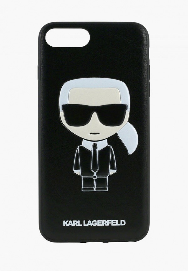 

Чехол для iPhone Karl Lagerfeld, Черный, PU Leather Iconic Karl Hard