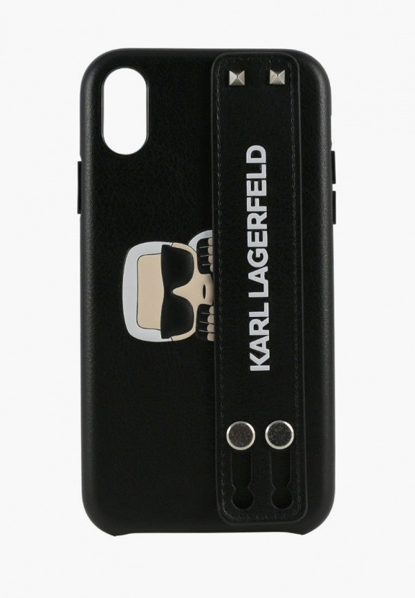 

Чехол для iPhone Karl Lagerfeld, Черный, Karl head Hard with hand strap
