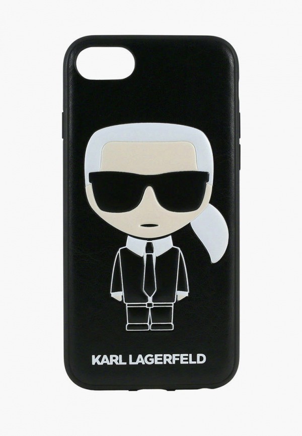 

Чехол для iPhone Karl Lagerfeld, Черный, PU Leather Iconic Karl Hard
