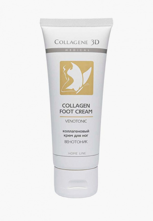 

Крем для ног Collagene 3D Medical, Белый, противоотечный, с экстрактом конского каштана VENOTONIC, 75 мл