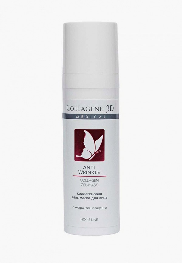 

Маска для лица Collagene 3D Medical, Прозрачный, антивозрастная ANTI WRINKLE, 30 мл