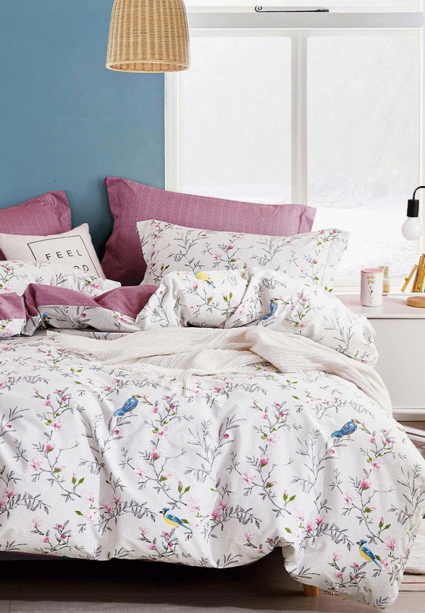 

Постельное белье Евро Bellehome, Розовый, Муза