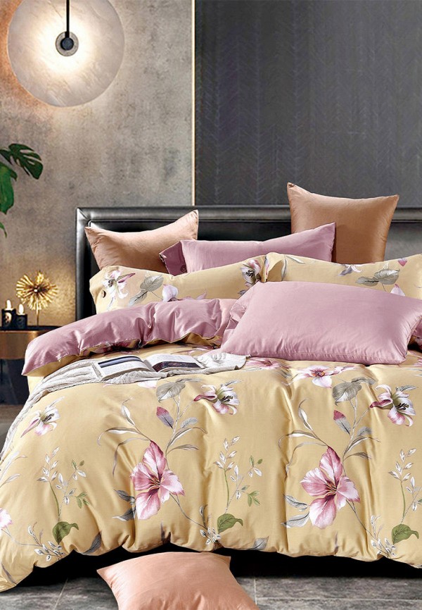 

Постельное белье 1,5-спальное Bellehome, Бежевый, Магнолия