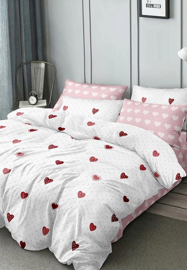 

Постельное белье Евро Love You, Розовый, Love You MP002XU03FHT