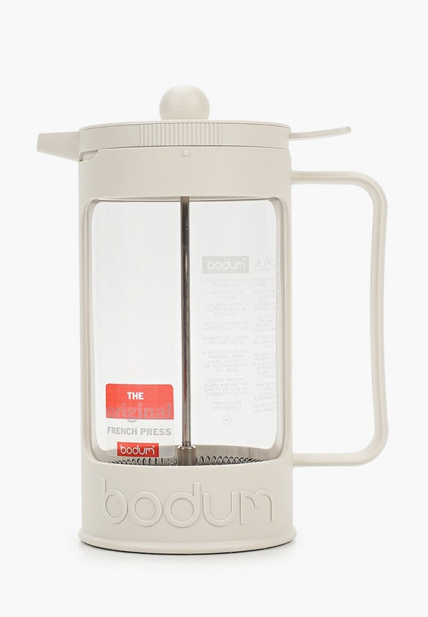

Кофейник Bodum, Бежевый, с прессом, Bean, 1 л