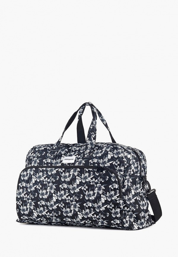 

Сумка дорожная Wascobags, Черный, Milano Flowers