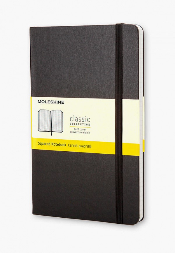 

Блокнот Moleskine, Черный, SQUARED HARD COVER