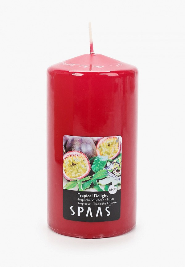 

Свеча ароматическая Spaas, Красный, АРОМА СТОЛБИК, 8/15 см, Тропический восторг (65ч)