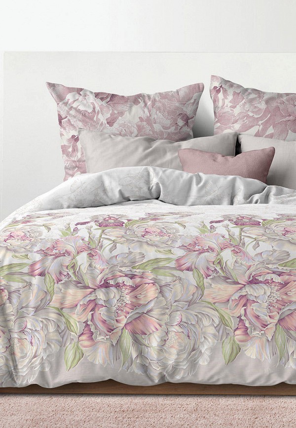 

Постельное белье 2-спальное Унисон, Разноцветный, Царство пионов