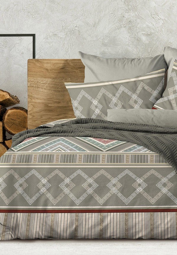 

Постельное белье Евро Wenge, Серый, Ankara