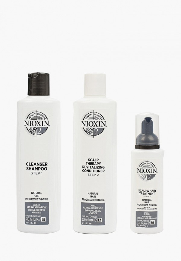 

Набор для ухода за волосами Nioxin, Прозрачный, NIOXIN система 2: шампунь (300 мл), кондиционер (300 мл), маска (100 мл)