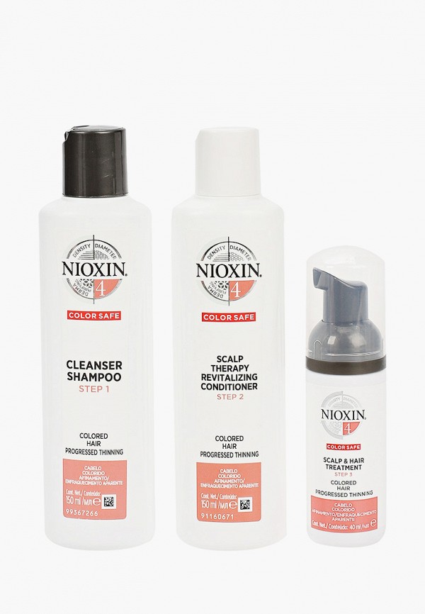 

Набор для ухода за волосами Nioxin, Прозрачный, NIOXIN система 4: шампунь (150 мл), кондиционер (150 мл), маска (40 мл)