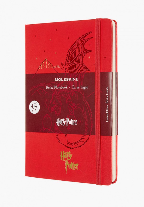 

Блокнот Moleskine, Красный, LE NB H.POTTER LG RUL BOOK 4