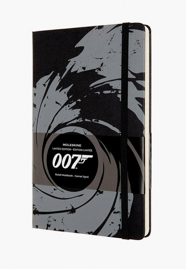 

Блокнот Moleskine, Серый, LE JAMES BOND LG RUL