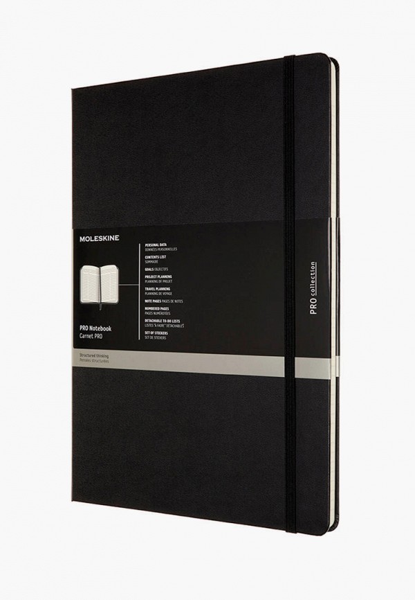 

Блокнот Moleskine, Черный, PRO NOTEBOOK A4 HARD