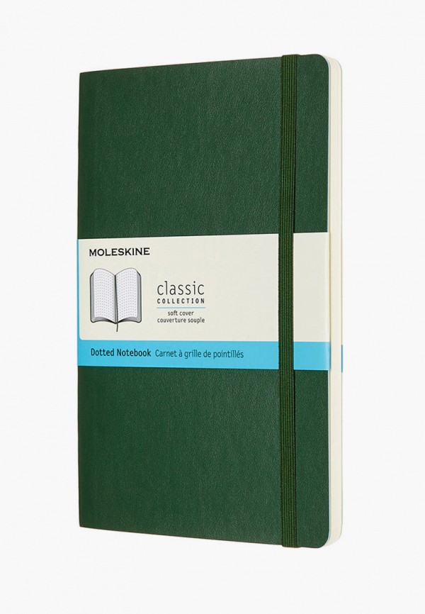 

Блокнот Moleskine, Зеленый, NOTEBOOK LG DOT MYRTLE SOFT
