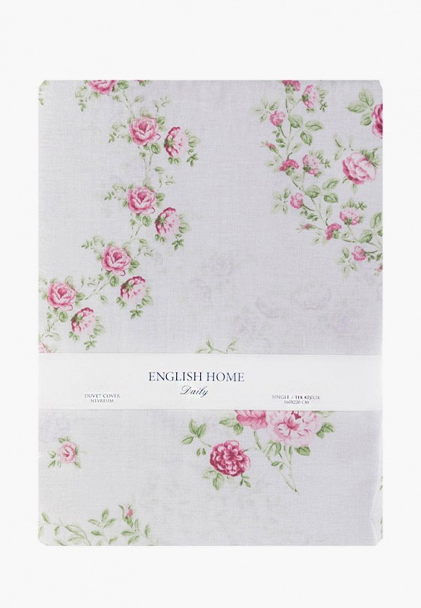 

Пододеяльник 1,5-спальный English Home, Белый, Rose Crush, 160х220