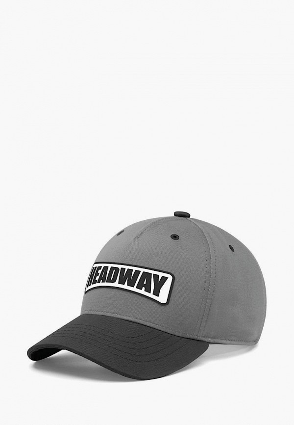 

Бейсболка Headway, Серый, FIXED FIT