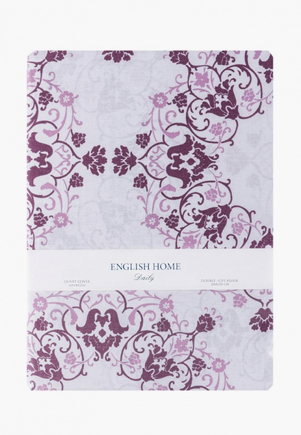 

Пододеяльник Евро English Home, Фиолетовый, Tiara