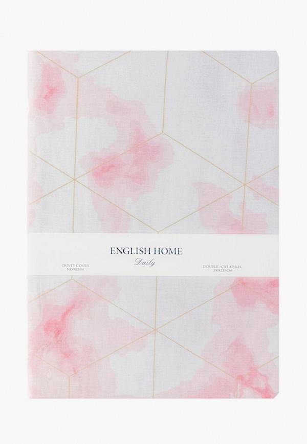 

Пододеяльник Евро English Home, Разноцветный, Fancy Marble