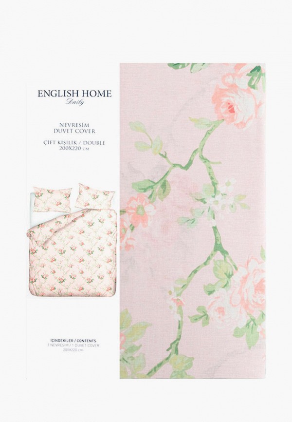 

Пододеяльник Евро English Home, Розовый, English Home MP002XU03HBG